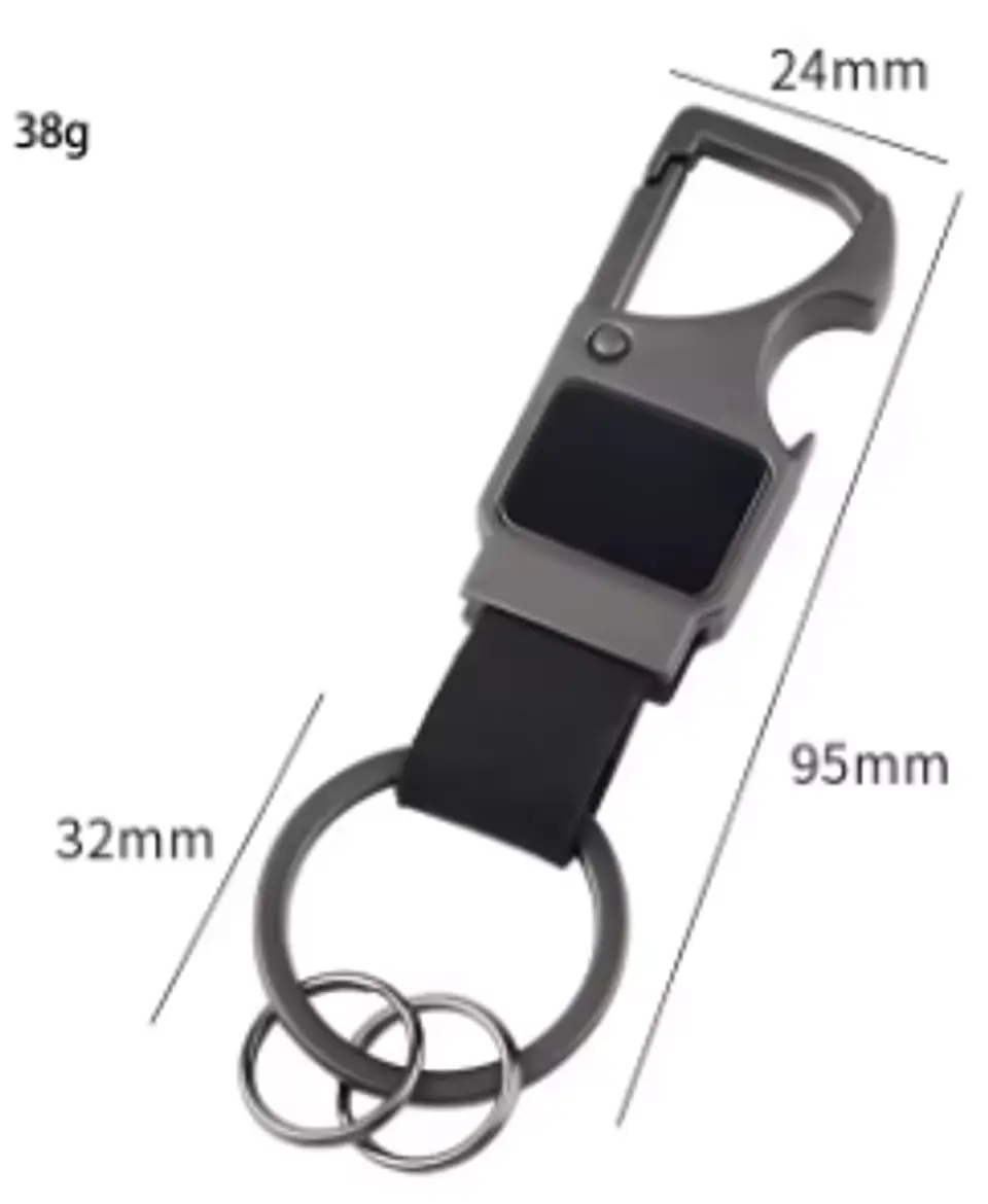 Llavero Destapador Harley Davidson Negro 3