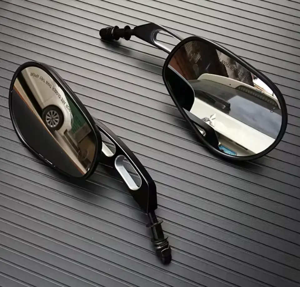 Espejos Negros para Harley Davidson Adaptables 3