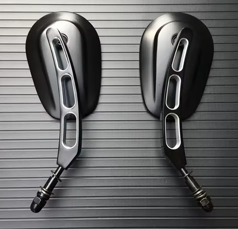 Espejos Negros para Harley Davidson Adaptables 1