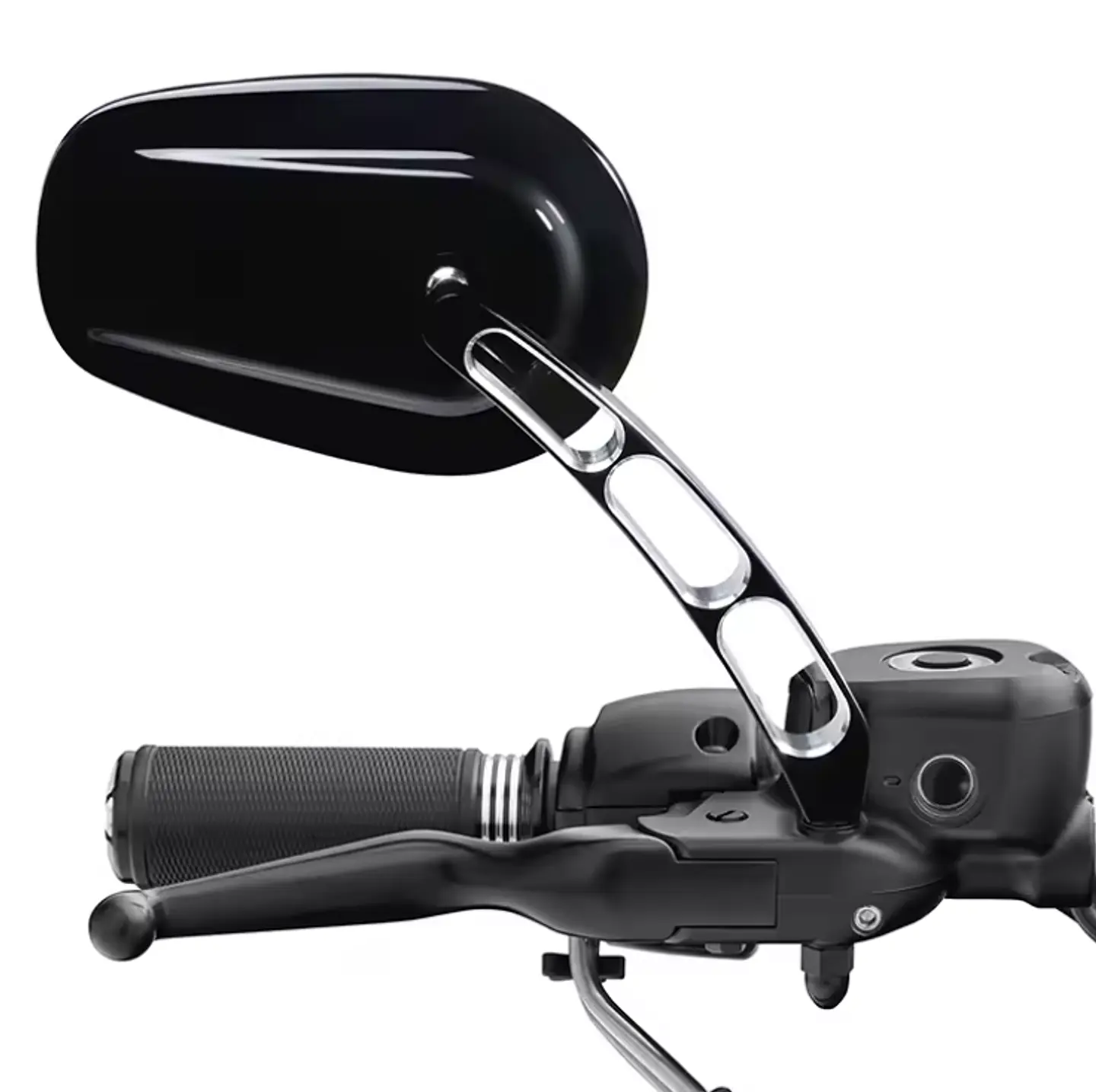 Espejos Negros Mate para Harley Davidson 2