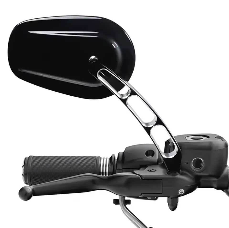Espejos Negros Mate para Harley Davidson 2