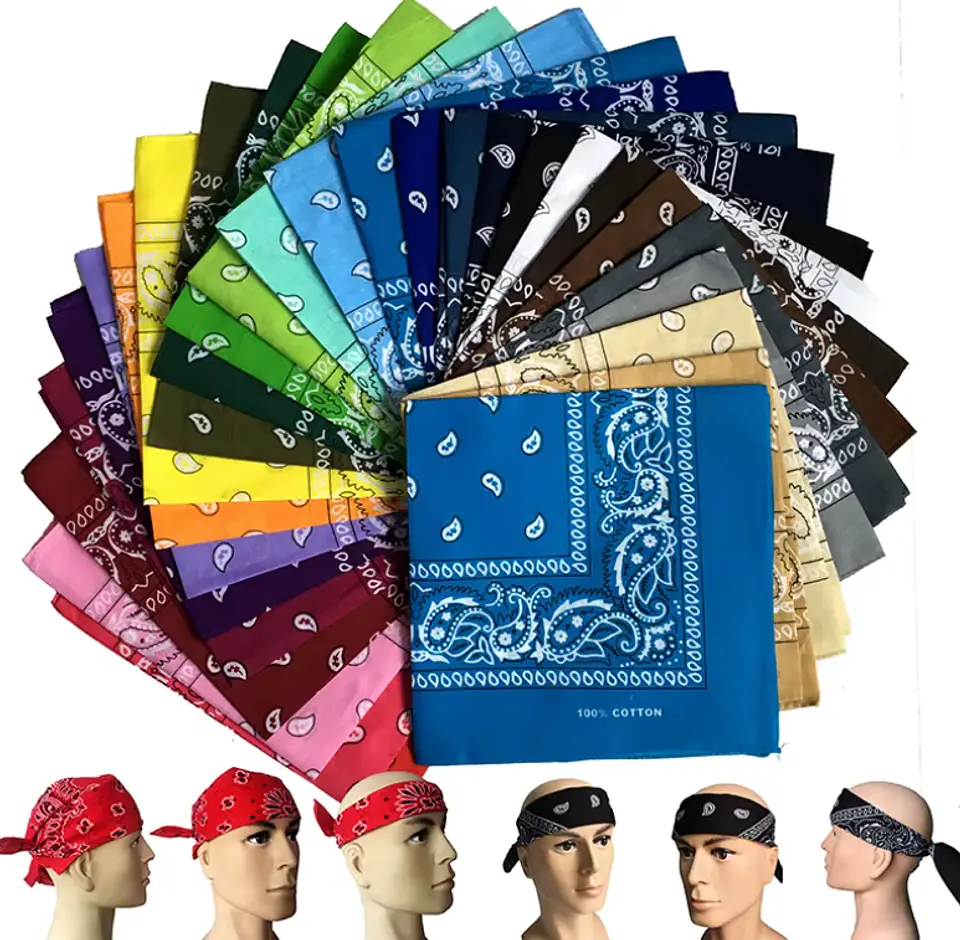 Bandana 55x55cms Celeste 2