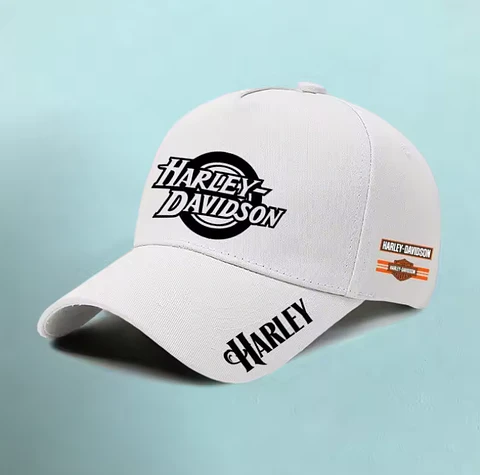 Gorra Beisbol Harley Davidson Blanco