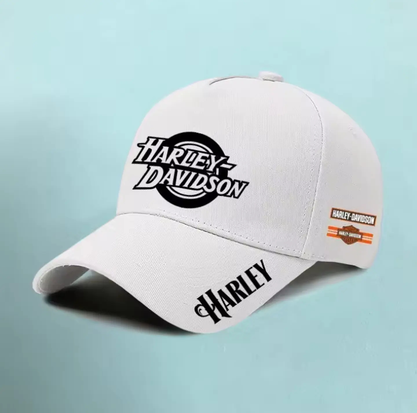 Gorra Beisbol Harley Davidson Blanco 1