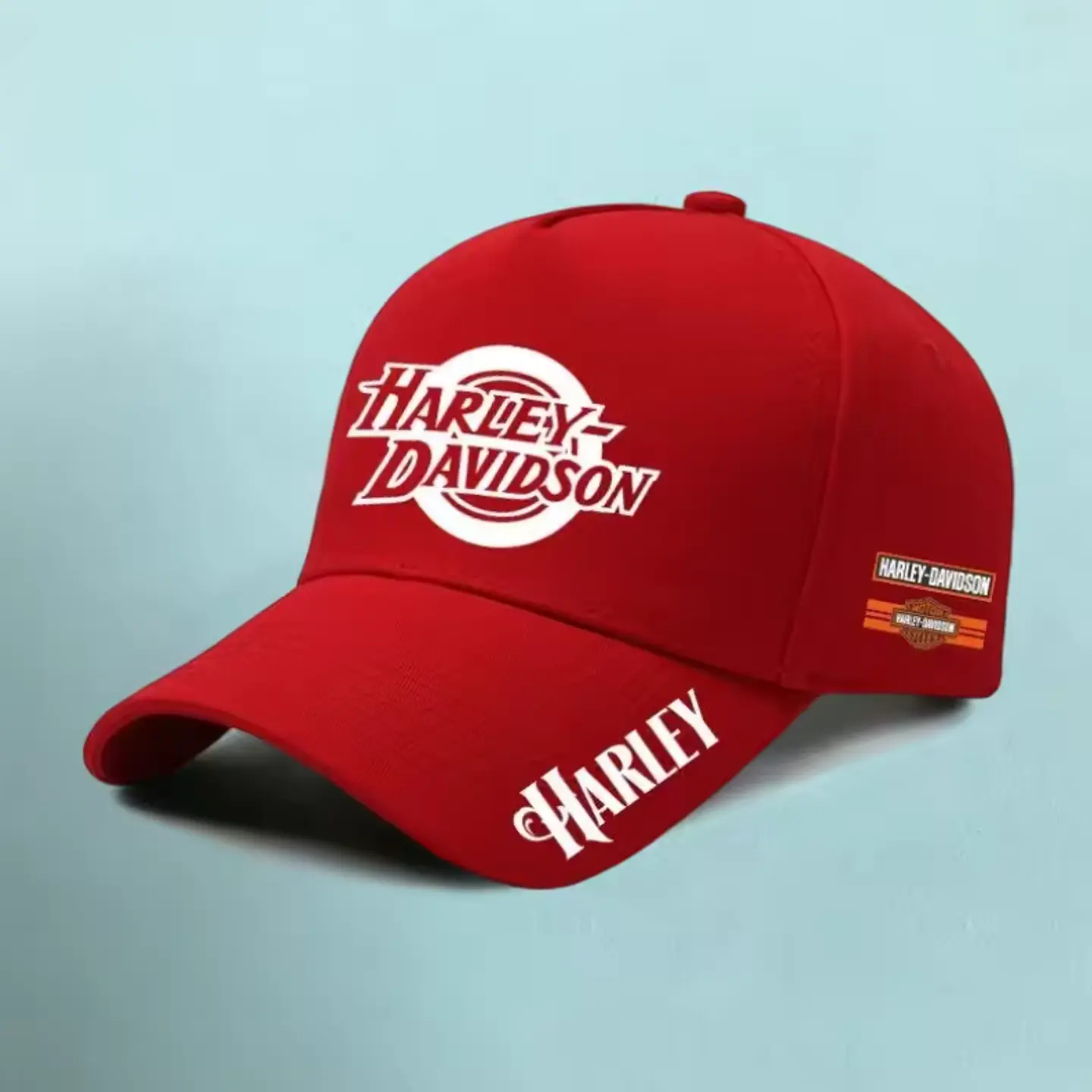 Gorra Beisbol Harley Davidson Rojo 1