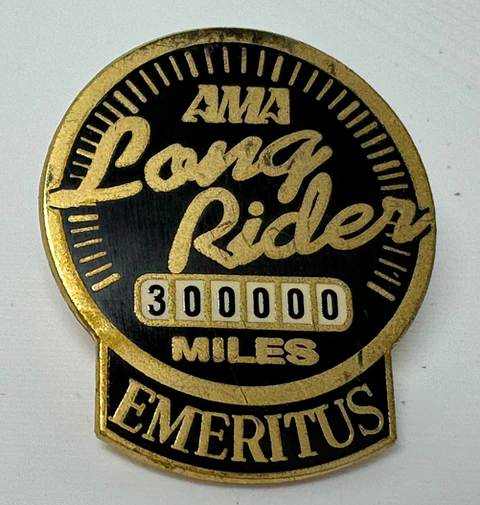 PIN AMA LONG RIDER 300K MILES