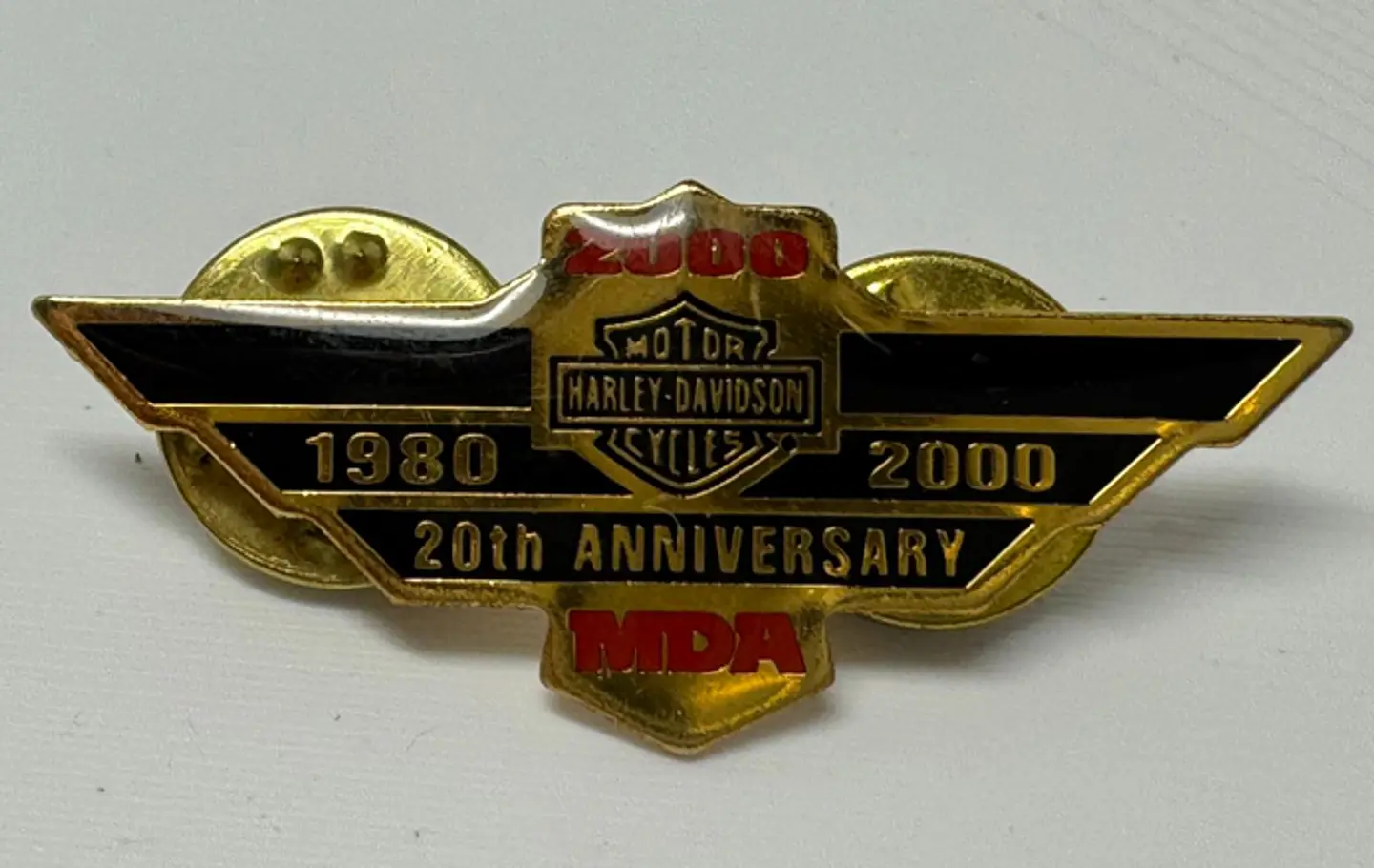 PIN MDA 20TH ANIVERSARIO H-D 1