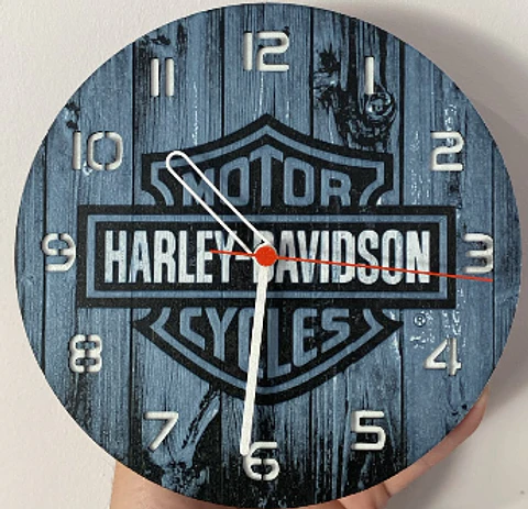 Reloj H-D de Muralla 17cms