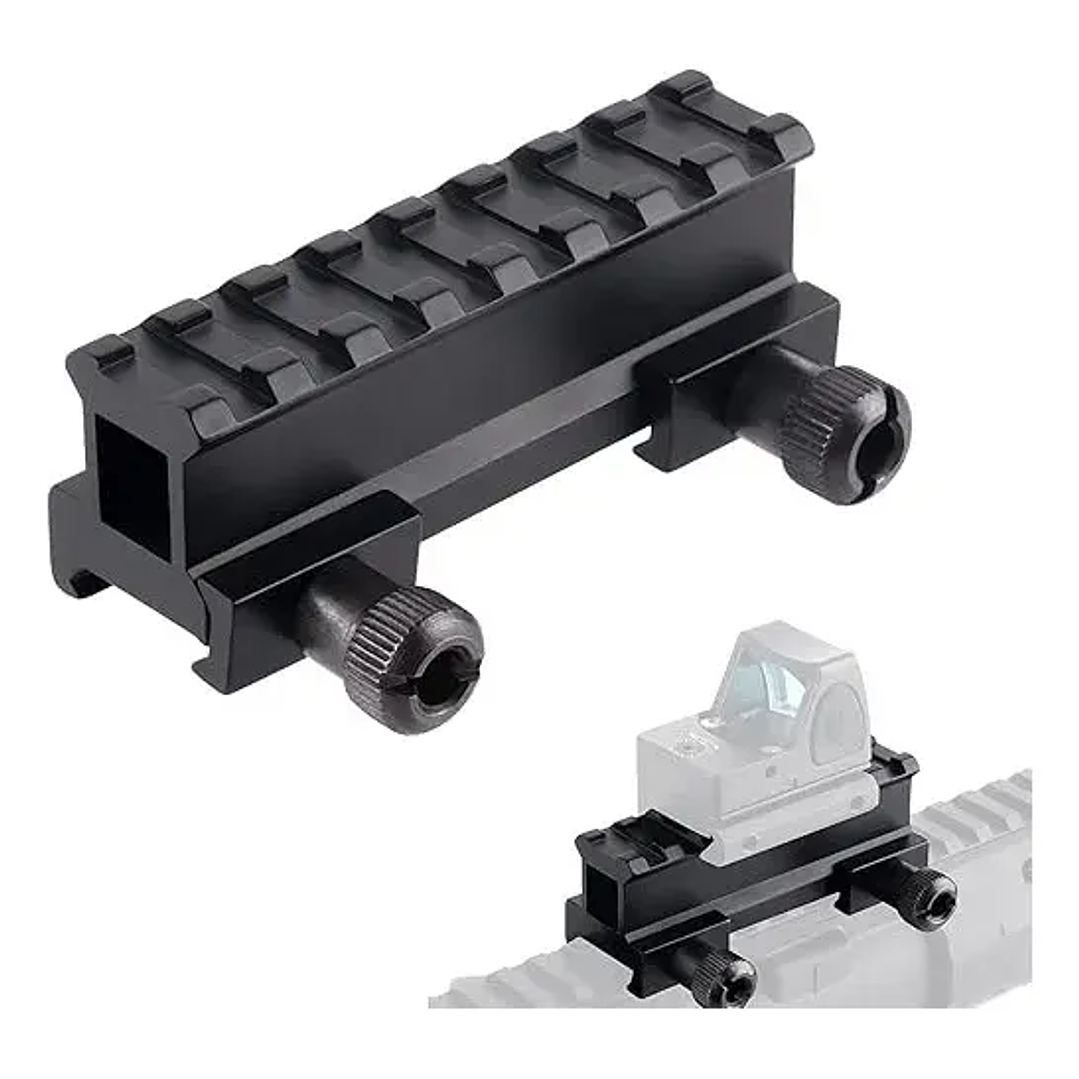 Montaje Riel Picatinny Elevador  8 slots 1