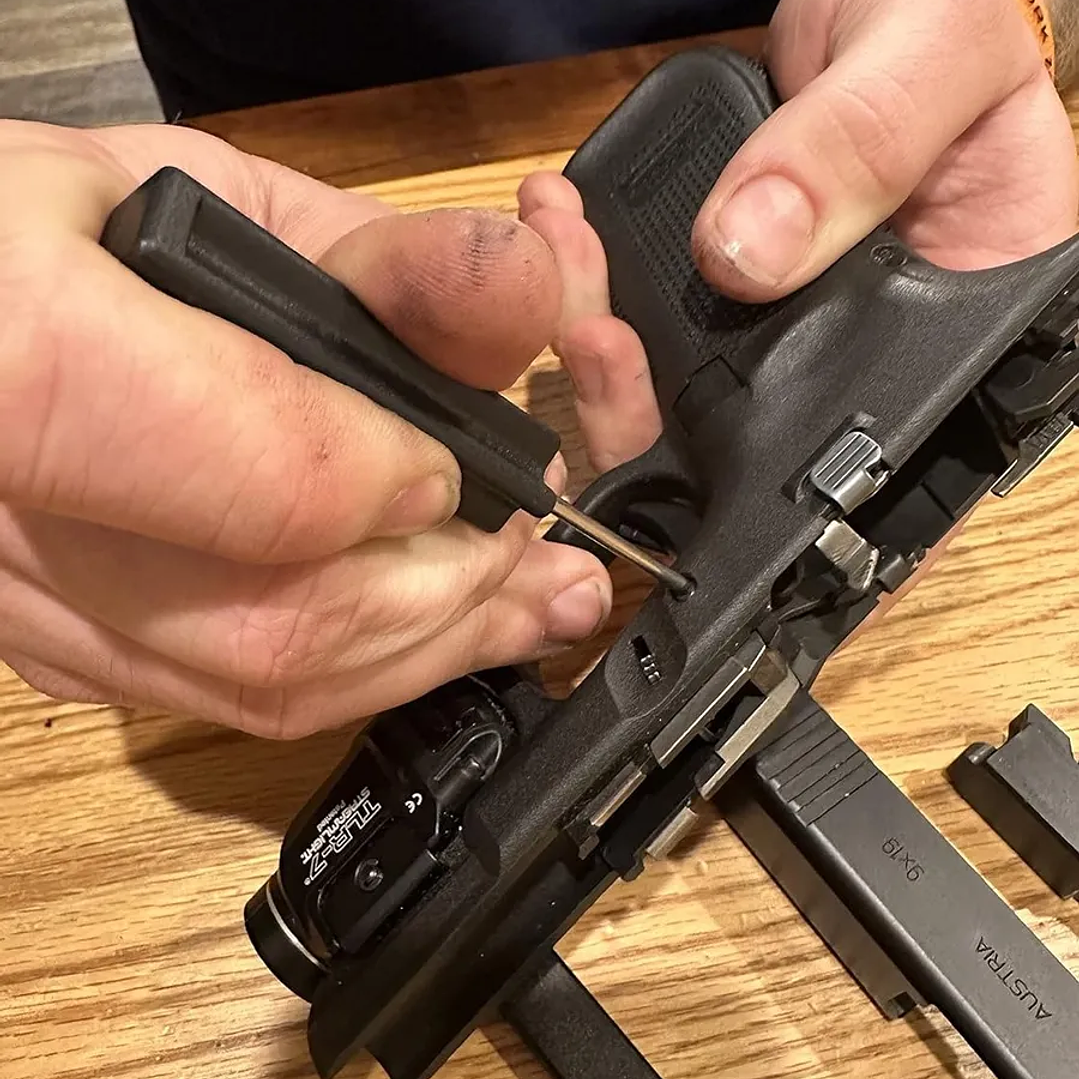 Herramienta Desarme Guion y Cargador Pistola Glock 6