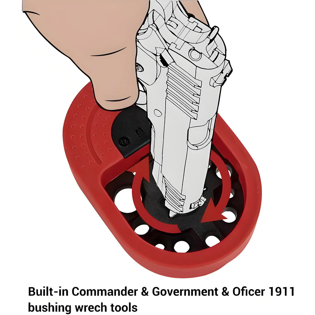 Herramientas Armero - Base Desarme Pistola Arma Corta Grande Rojo 4