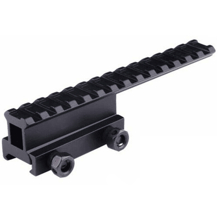 Montaje Riel Picatinny Extensor Largo miras Perfil Alto 1