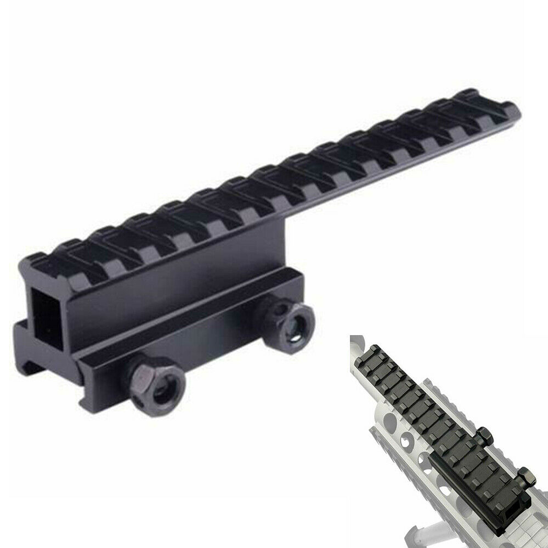 Montaje Riel Picatinny Extensor Largo miras Perfil Alto 3