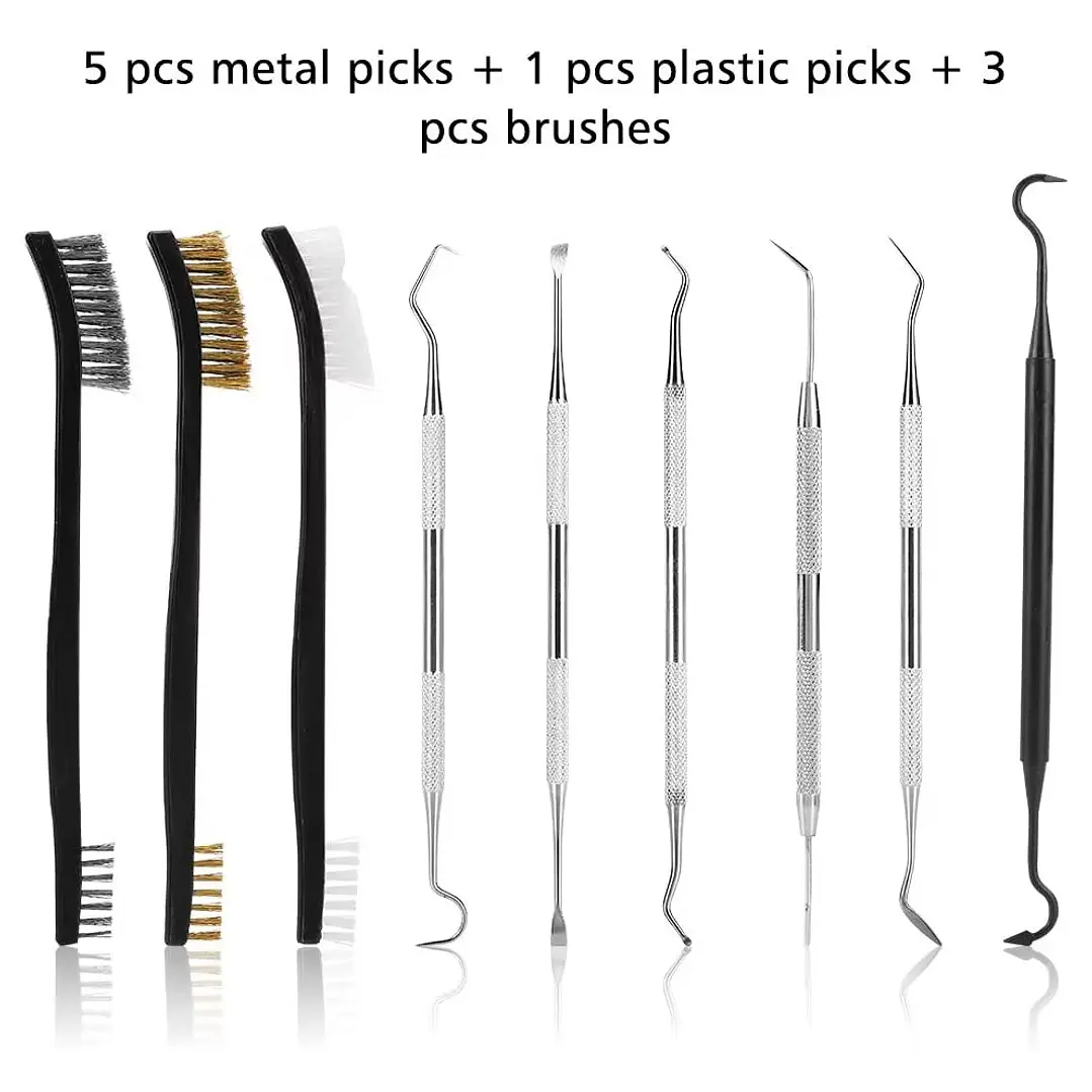 Kit limpieza Boosteady - Puas y cepillos en estuche 2