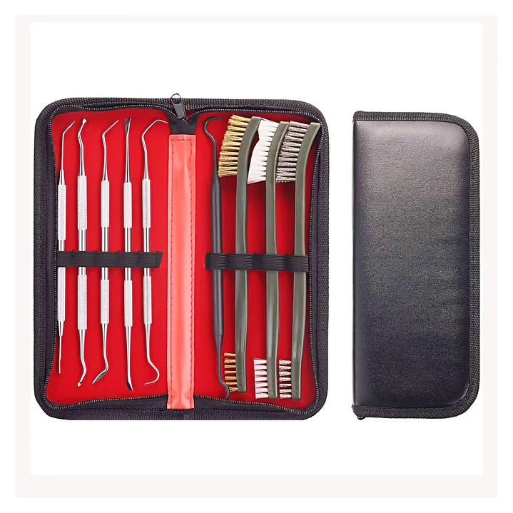 Kit limpieza Boosteady - Puas y cepillos en estuche 1