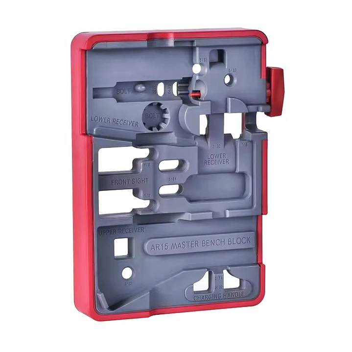 Herramientas Armero - Base Desarme AR-15 M4 M16 Rojo 2