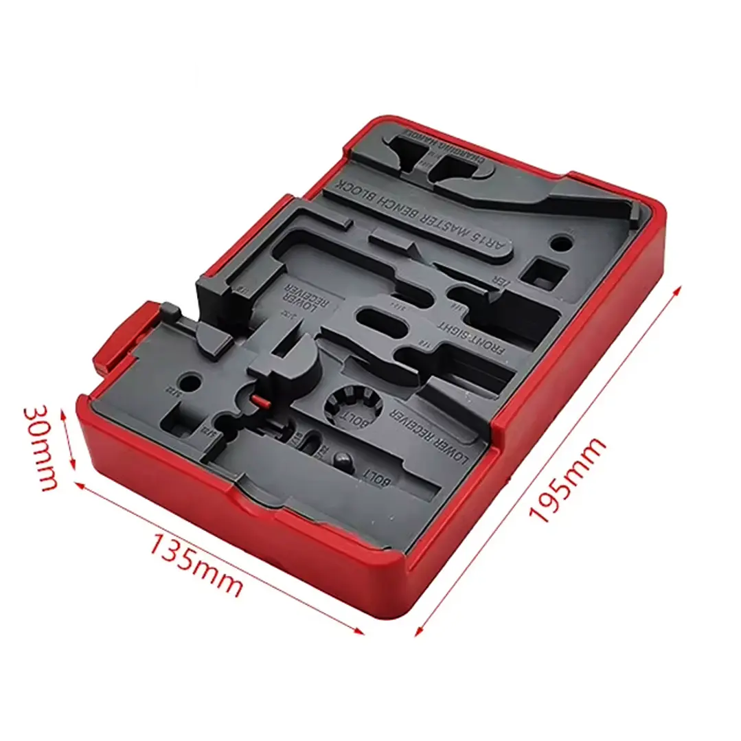 Herramientas Armero - Base Desarme AR-15 M4 M16 Rojo 4