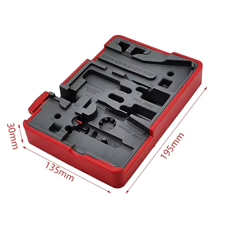 Herramientas Armero - Base Desarme AR-15 M4 M16 Rojo 4