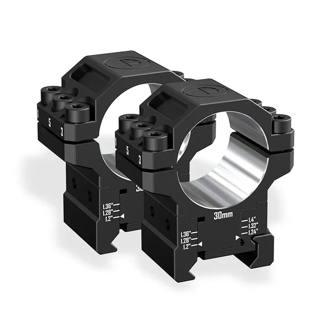 Anillas Mira Discovery 30/25 mm - Regulable - Picatinny (21mm) 1