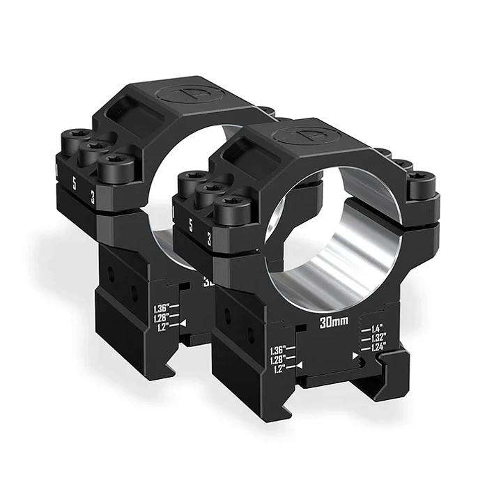 Anillas Mira Discovery 30/25 mm - Regulable - Picatinny (21mm) 1