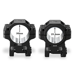 Anillas Mira Discovery 30/25 mm - Regulable - Picatinny (21mm)