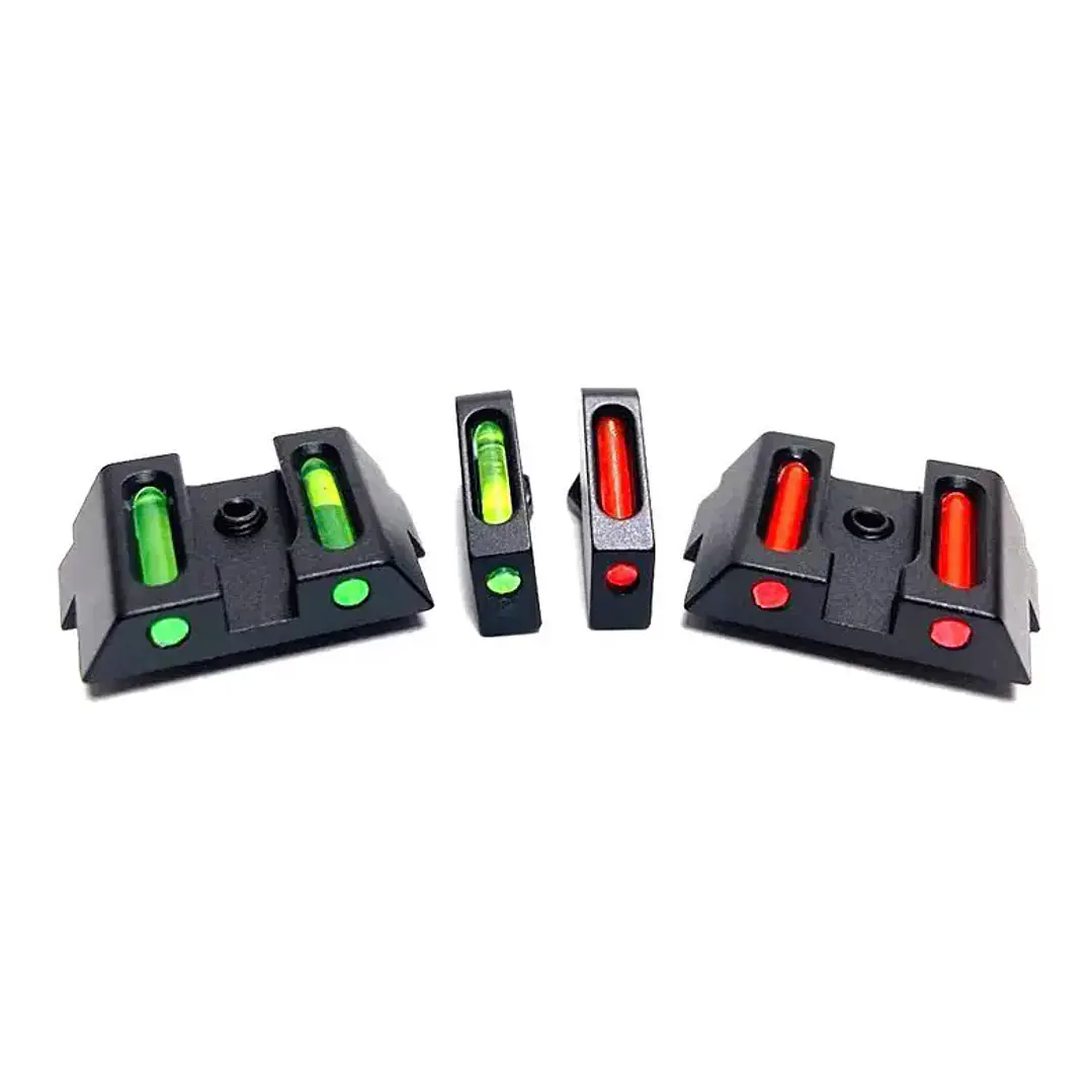 Alza y Guion Glock - Fibra Optica Rojo 4