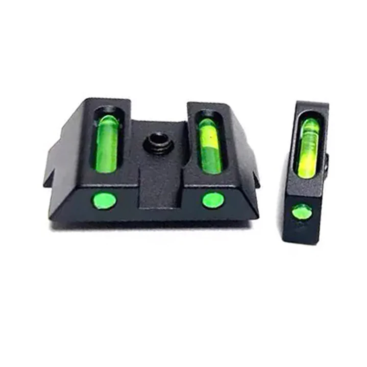 Alza y Guion Glock - Fibra Optica Verde 1