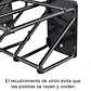 Soporte arma pistola de Pared Rack x 4 slots (Metalico) - Miniatura 4