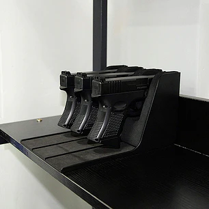 Soporte arma pistola de Escritorio x 3 slots (Polimero)