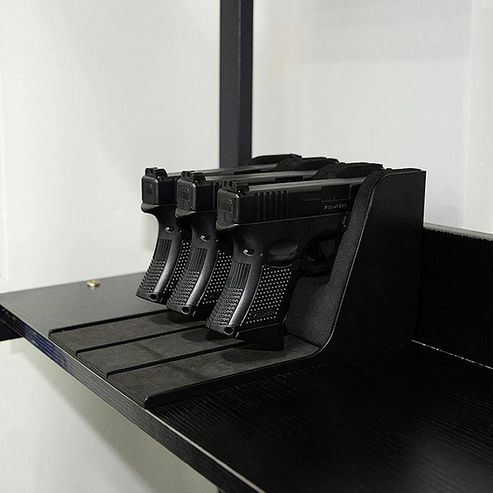 Soporte arma pistola de Escritorio x 3 slots (Polimero) 2
