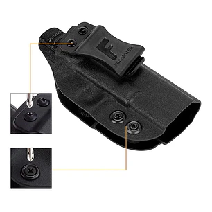 Funda Pistolera Hoster Glock 17 19 22 26 31 Kydex (Oculta Interna)