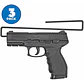 Soporte arma pistola Colgante Percha x 3 und (Metalico) - Miniatura 4