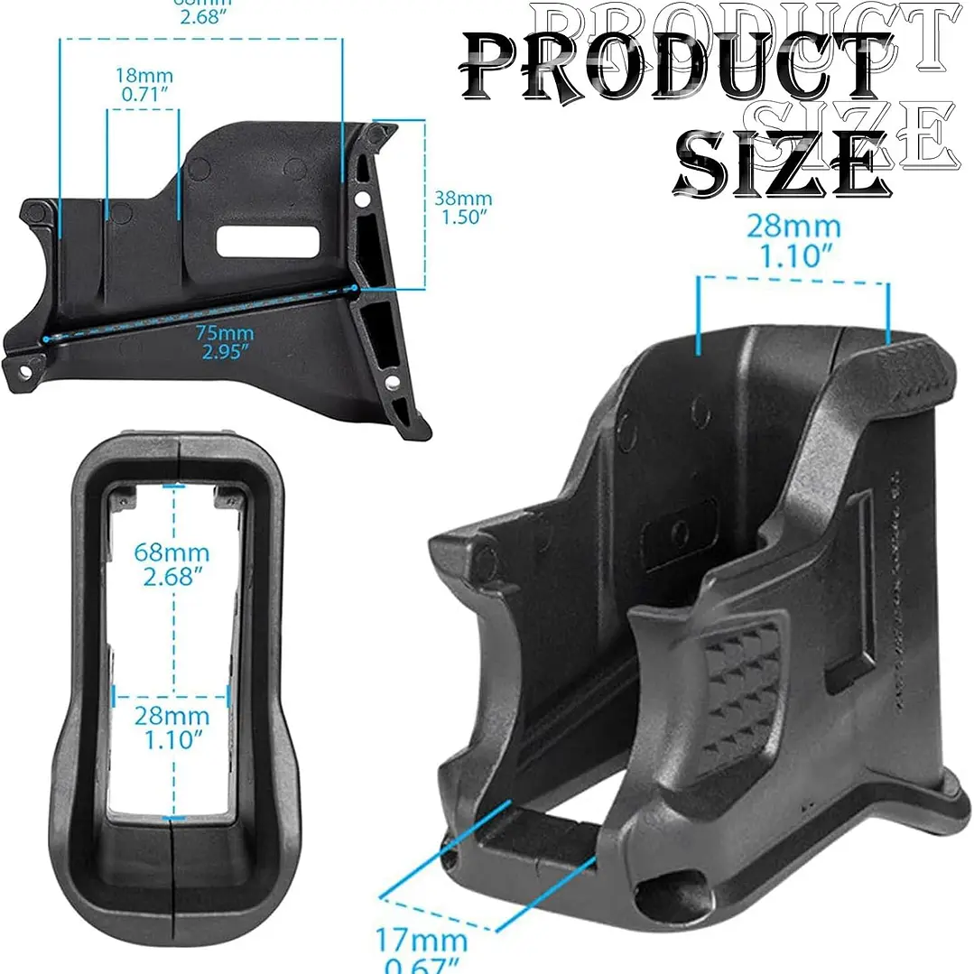 Foregrip tactico Mojo Magwell Grip Set AR-15 M4 - Negro 4