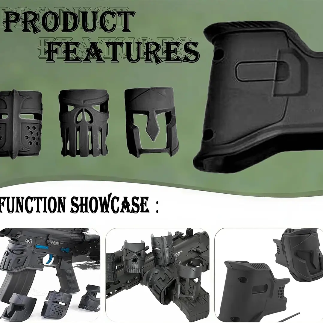 Foregrip tactico Mojo Magwell Grip Set AR-15 M4 - Negro 5