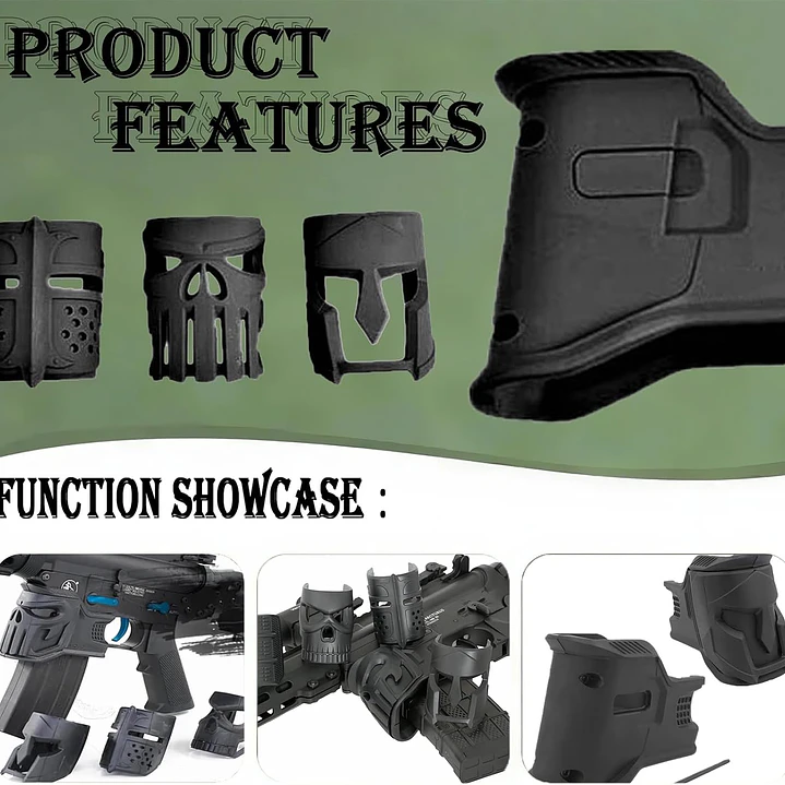 Foregrip tactico Mojo Magwell Grip Set AR-15 M4 - Negro 5