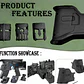 Foregrip tactico Mojo Magwell Grip Set AR-15 M4 - Negro - Miniatura 5