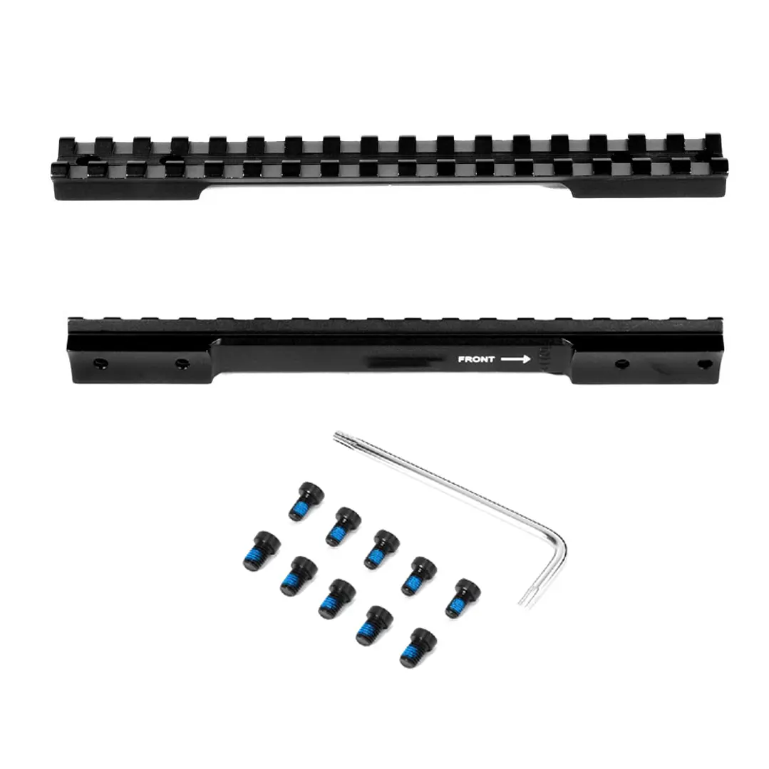Riel Picatinny para Savage Round Black 110/220 Accion Larga 1