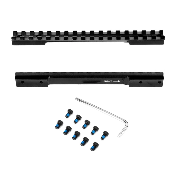 Riel Picatinny para Savage Round Black 110/220 Accion Larga 1