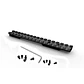 Riel Picatinny para Savage Round Black 110 Accion Corta - 16 Slots - Miniatura 1