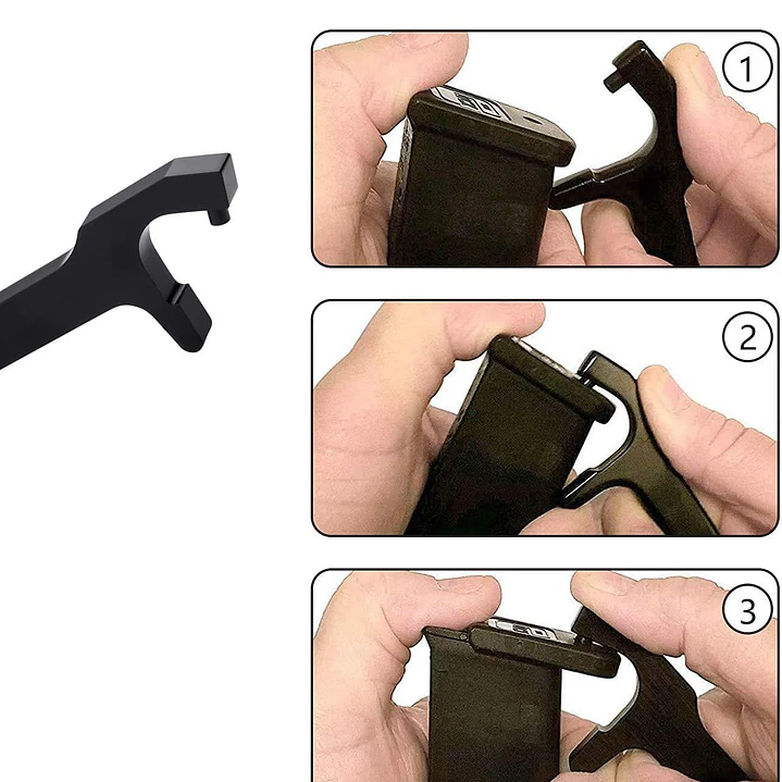 Herramienta Desarme Guion y Cargador Pistola Glock - 3 Piezas 5