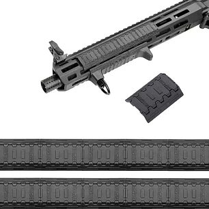 Protectores Cubre Riel M-Lok - Pack x 12 und Negro