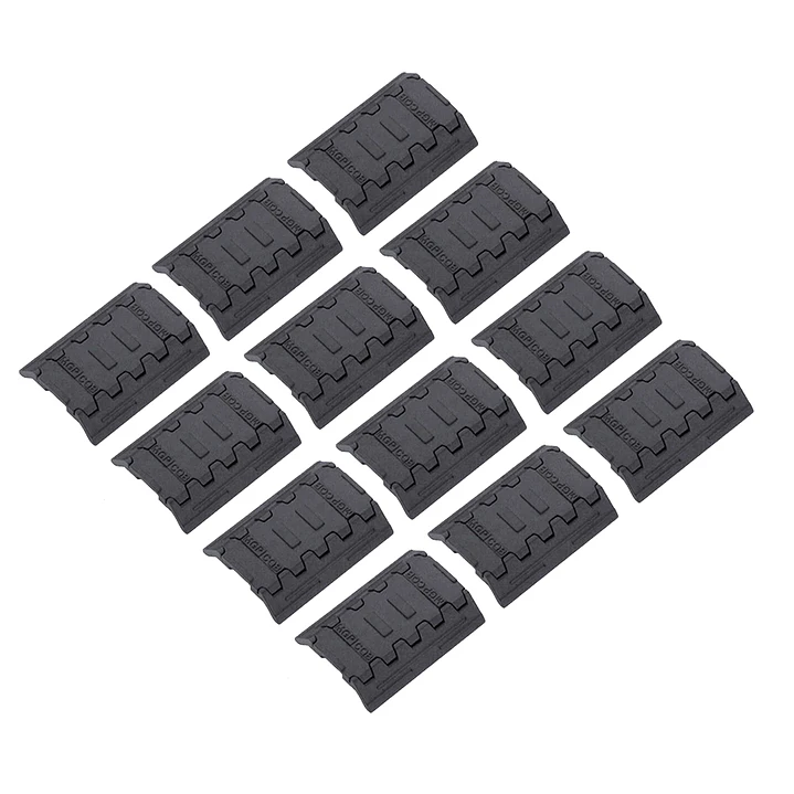 Protectores Cubre Riel M-Lok - Pack x 12 und Negro 1