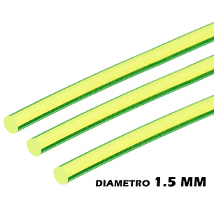 Fibra Optica para tiro 1.5 mm Verde (50 cms)
