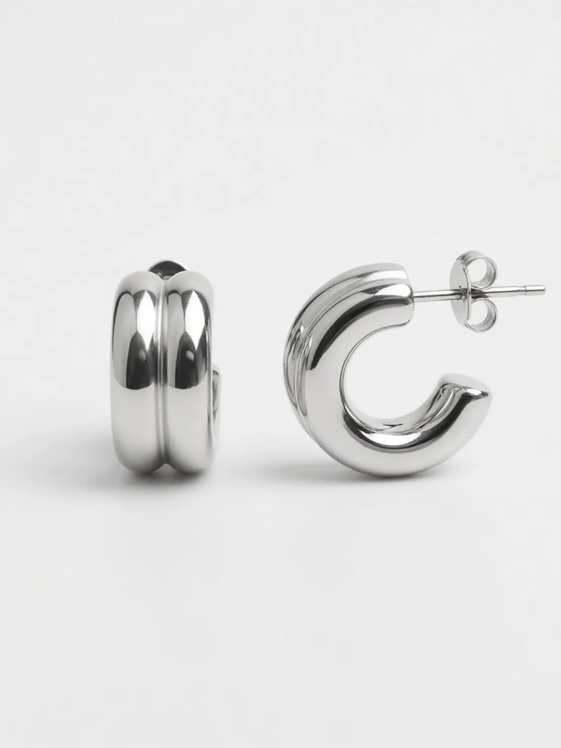 Brincos Silver Curve 1