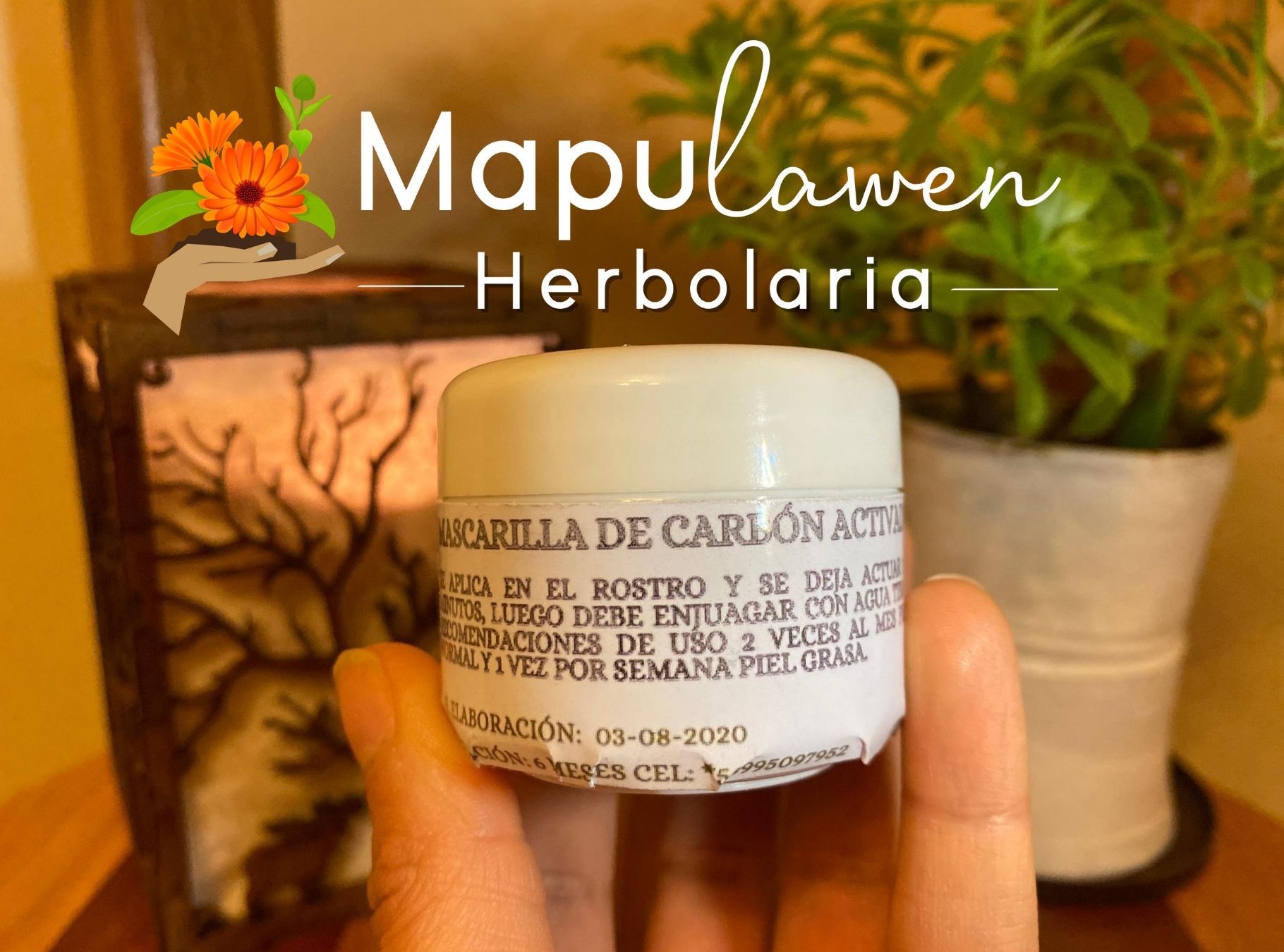 Mascarilla facial Carbón Activado Lavanda 100 grs