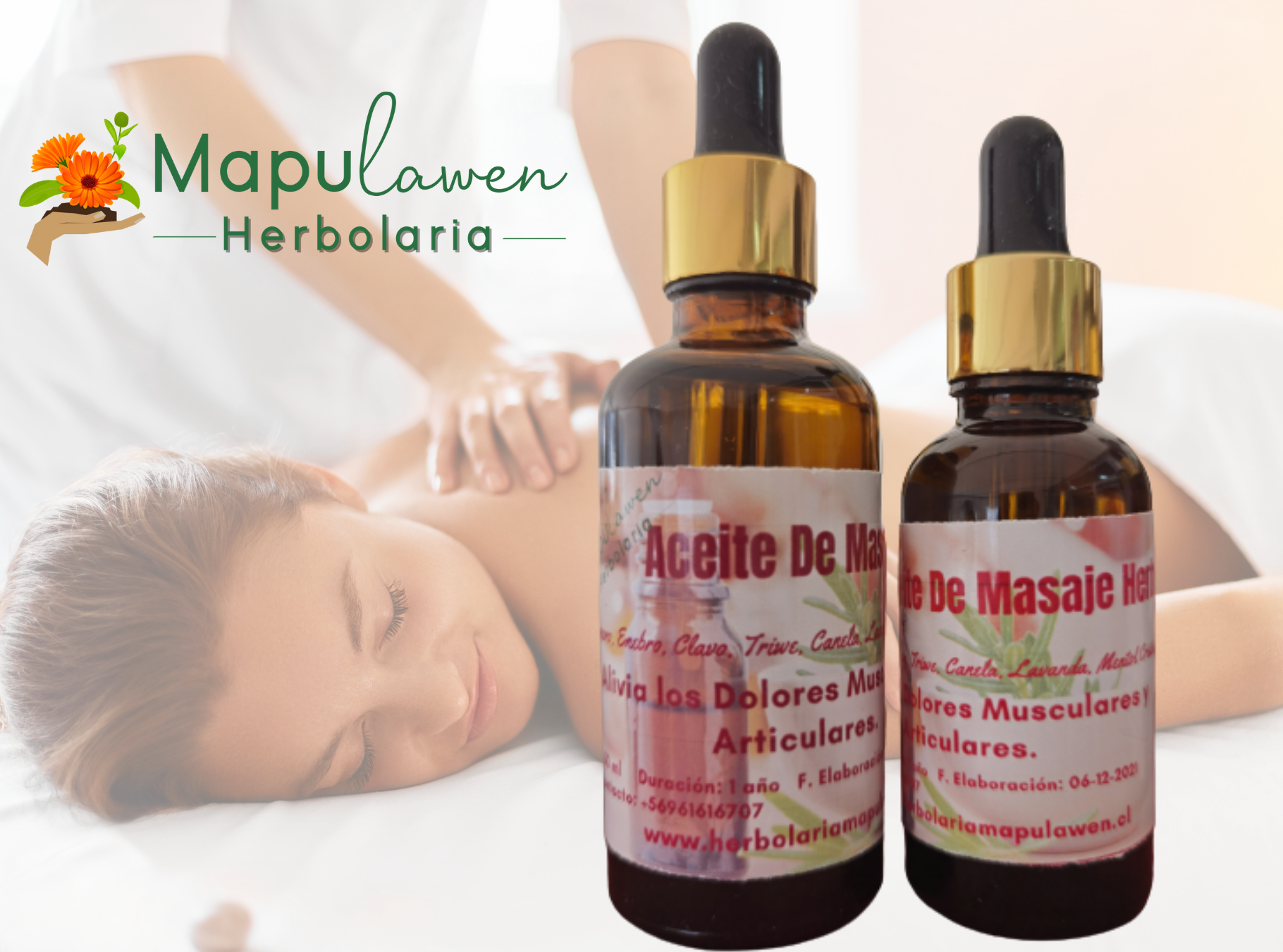 Aceite De Masajes Herbal