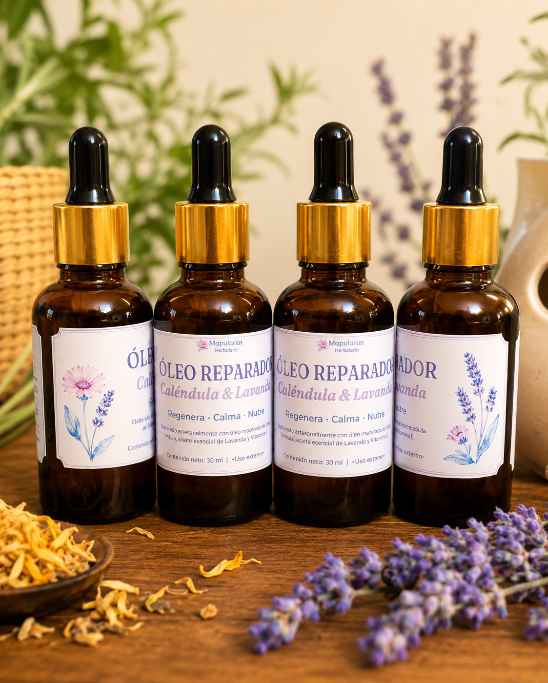 Oleo Reparador de Caléndula & Lavanda