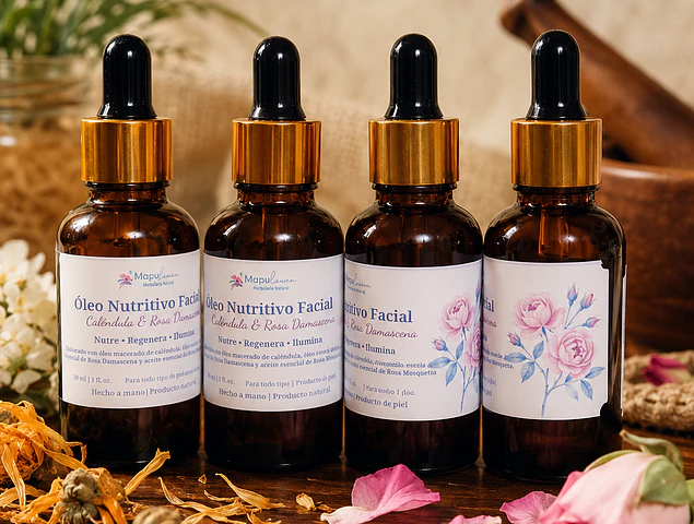 Óleo Reparador de Caléndula, Almendras & Rosas