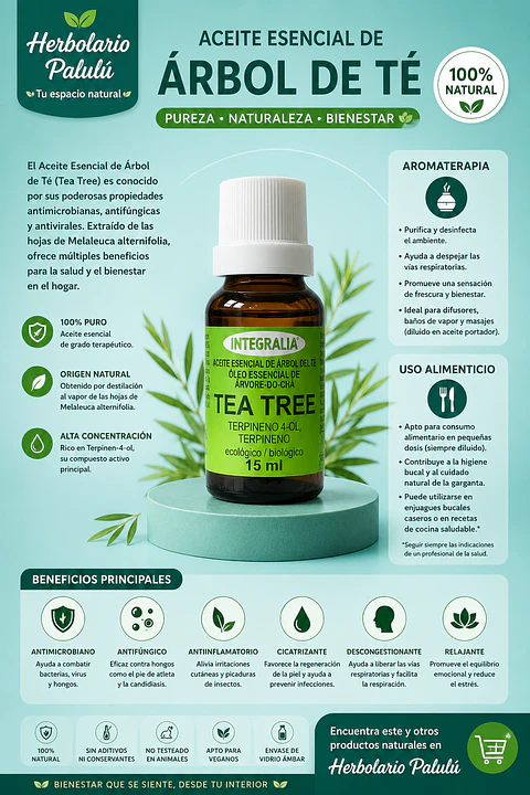 Aceite Esencial Árbol de Té