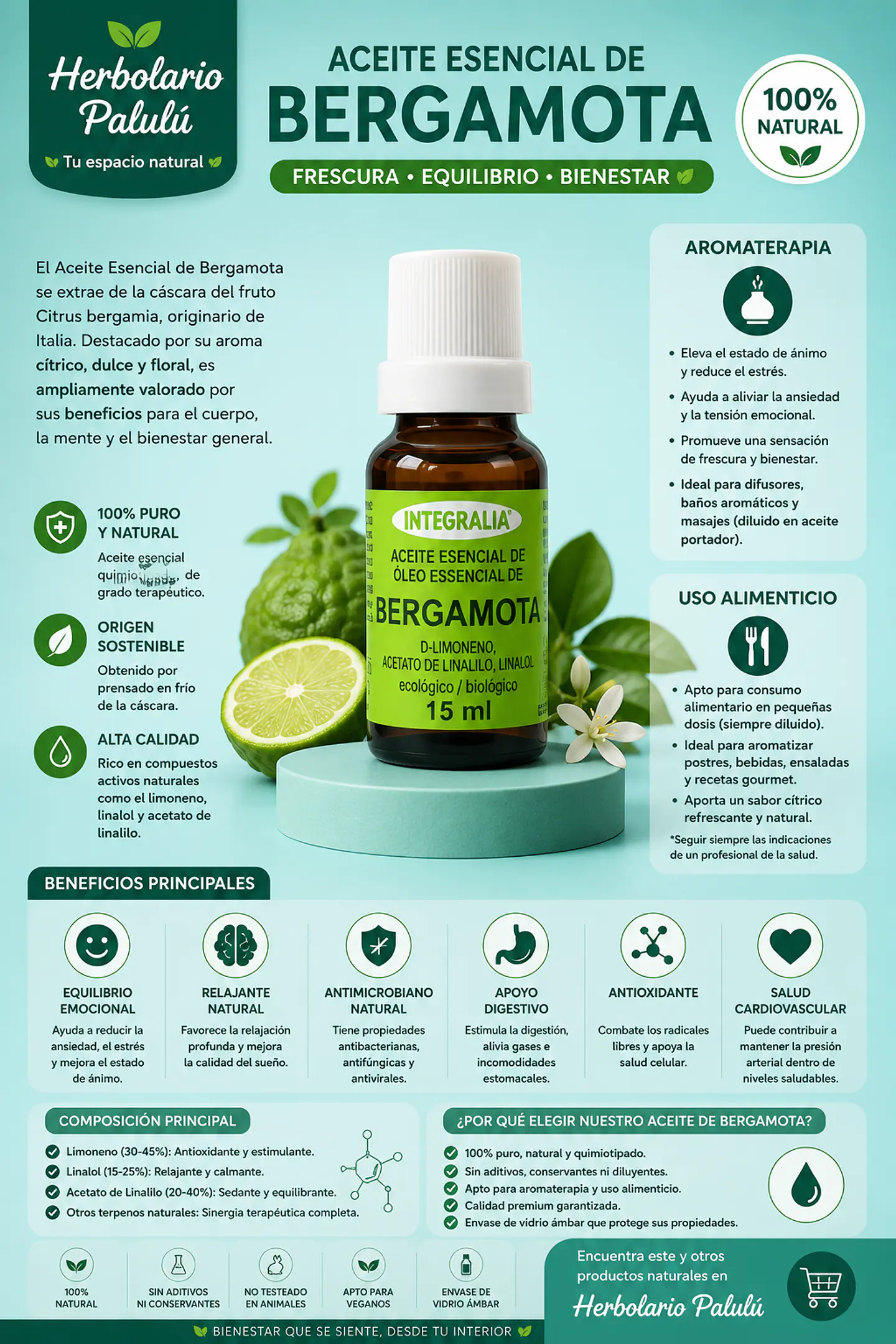 Aceite Esencial Bergamota 1